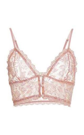 pink lace lingerie top