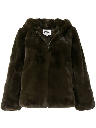 Apparis Chase Hooded faux-fur Coat - Farfetch