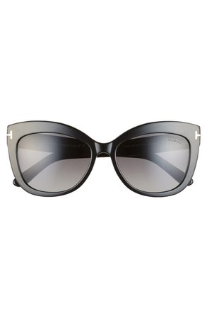 Tom Ford Alistair 56mm Polarized Cat Eye Sunglasses | Nordstrom