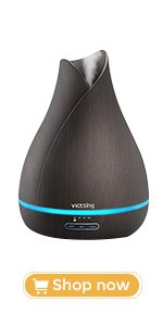 Amazon.com: VicTsing Essential Oil Diffuser, 300ml Oil Diffuser with 7 Color Lights and 4 Timer, Aromatherapy Diffuser with Auto Shut-off Function, Cool Mist Humidifier BPA-Free for Bedroom Home -Wood Grain: VicTsingDirect
