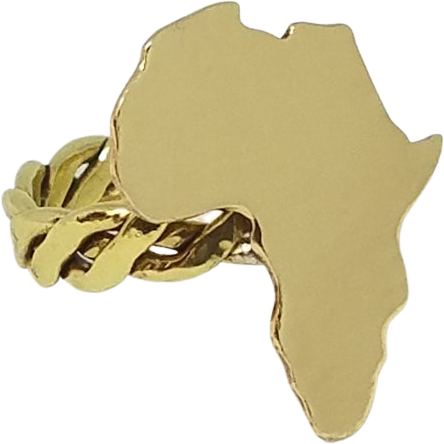 gold Africa ring