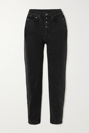 Pointer High-rise Tapered Jeans - Black