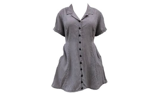 simple gray dress