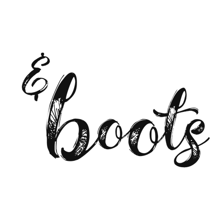 and boots text
