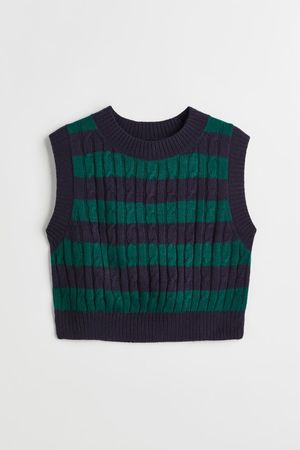 Jacquard-knit Sweater Vest | H&M