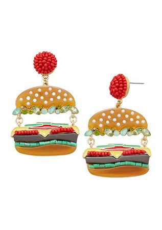 hamburguer earrings - Pesquisa Google