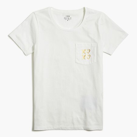 J.Crew Factory: Xoxo Pocket Graphic T-shirt