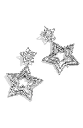 BaubleBar Crystal Star Drop Earrings | Nordstrom