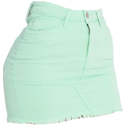 mint green skirt
