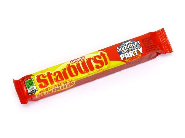 Starburst Original Fruit Chews 2.07 oz roll | OldTimeCandy.com