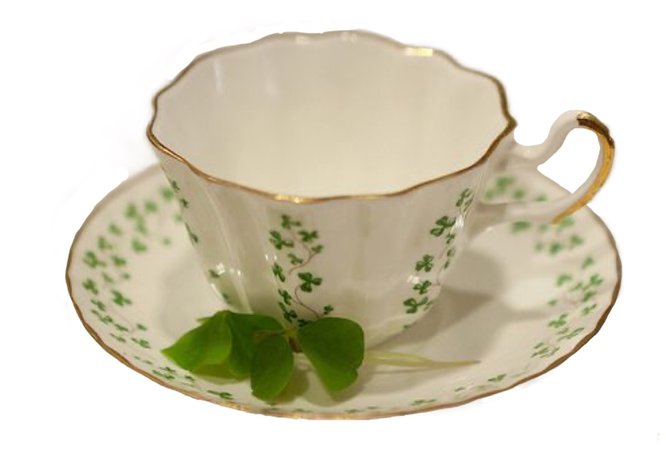 shamrock teacup