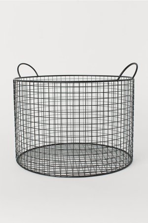 Large Wire Basket - Black - Home All | H&M US