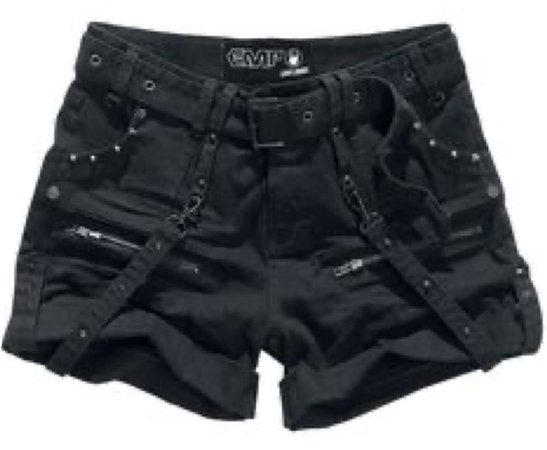 emo cargo shorts