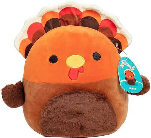 Amazon.com: Squishmallows 10" Ulana The Turkey - Official Kellytoy Thanksgiving Fall Plush - Collectible Soft & Squishy Holiday Stuffed Animal Toy - Add to Your Squad - Gift for Kids, Girls & Boys - 10 Inch : Toys & Games