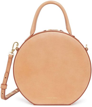 Vegetable Tanned Circle Crossbody - Cammello