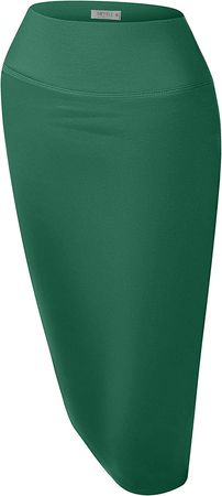 Amazon.com: Reg and Plus Size Pencil Skirts for Women Below The Knee. Work,Weekends,Date Nights,Sexy Office Business Bodycon Skirts (Size Small, Green) : Clothing, Shoes & Jewelry
