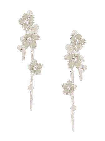 Shaun Leane Cherry Blossom Hook Earrings - Farfetch