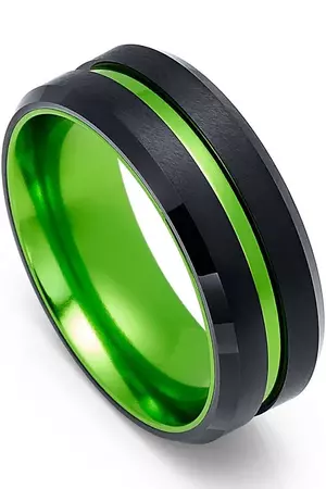 men green and black ring - Google Search