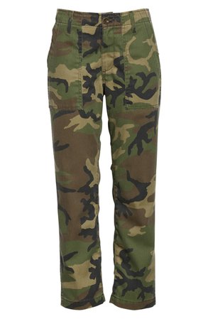 TRAVE Gwen Camouflage Straight Leg Pants | Nordstrom