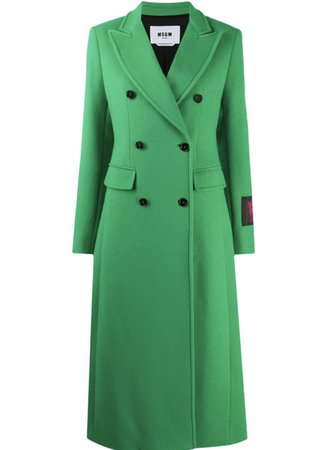 green Trench coat