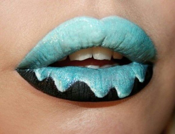 Pastel Goth Lip Design