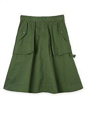 Khaki Pocket Skirt