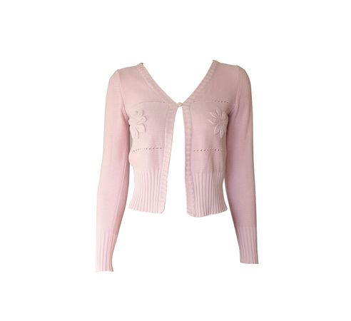 Blumarine Vintage Knitted Pink Cardigan Y2K 1998SS - Etsy Australia