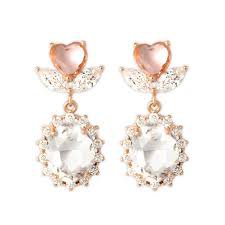 peach colored earrings - Google Search