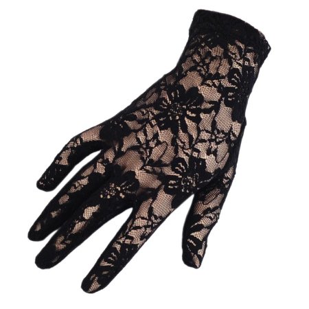 lace flower gloves