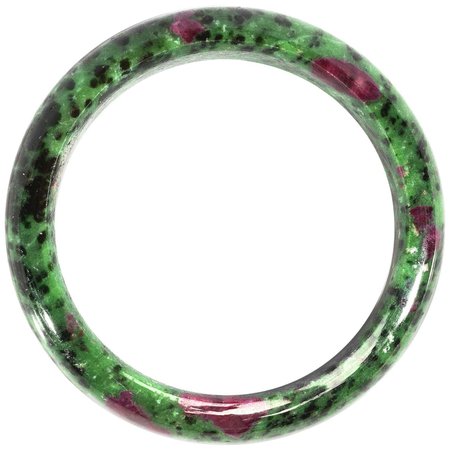Handcrafted Ruby in Zoisite Bangle