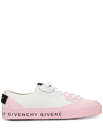 Givenchy Logo Sole Sneakers BE000TE0GA White | Farfetch
