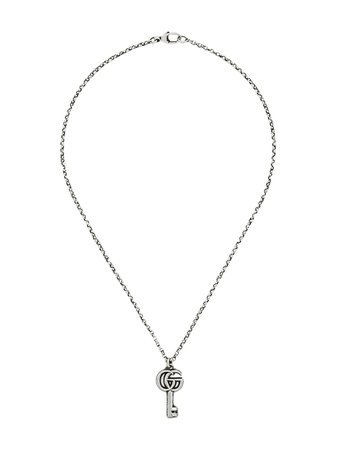 Gucci Double G Key Charm Necklace - Farfetch