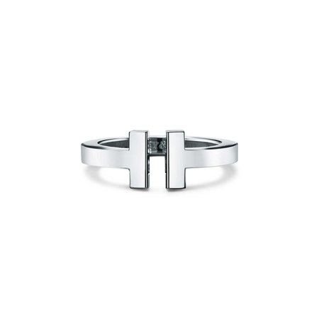 Tiffany T square ring in sterling silver. | Tiffany & Co.