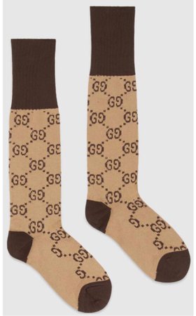 Brown Gucci Socks