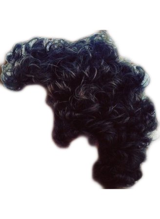 male curly hair png