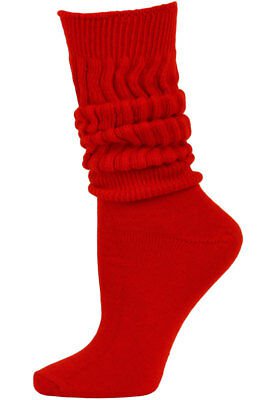 Credos Women's Extra Heavy Slouch Socks - 1 Pair - Red | eBay