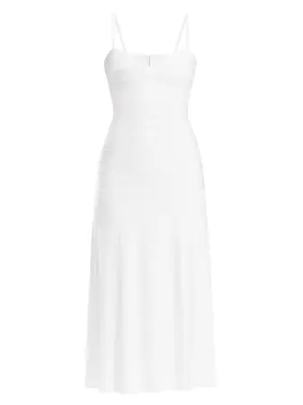 Shop HERVE LEGER Bandage Jersey Midi-Dress | Saks Fifth Avenue