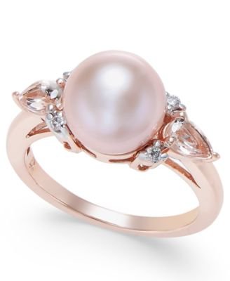 pink pearl rings - Google Search