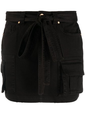 Blumarine Belted Cargo Mini Skirt - Farfetch