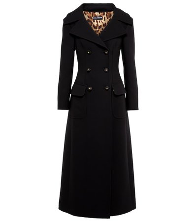 Dolce & Gabbana Double-breasted virgin wool coat