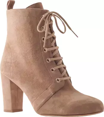 L'AGENCE Valerie Lace-Up Bootie (Women) | Nordstrom