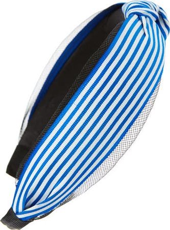 Tasha Stripe Knotted Headband | Nordstrom