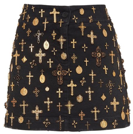 dolce & gabbana cross skirt