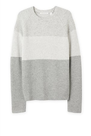 Wool Blend Colourblock Sweater
