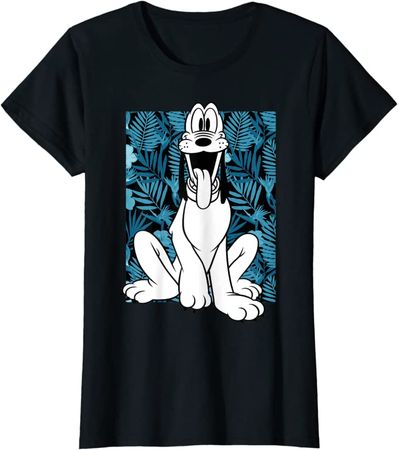 Amazon.com: Disney Mickey And Friends Pluto Tropical T-Shirt : Clothing, Shoes & Jewelry