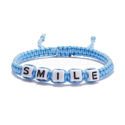light blue friendship bracelet