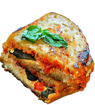 vegan pizza toasted sandwich