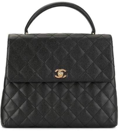 Pre-Owned 2002 diamond quilted tote