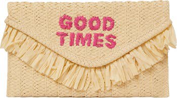 Good Times Woven Clutch | Nordstrom