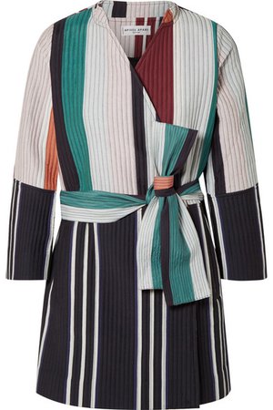 APIECE APART | Boro colorblock quilted cotton and silk-blend jacket | NET-A-PORTER.COM